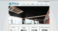 Desktop Screenshot of airpol.com.br